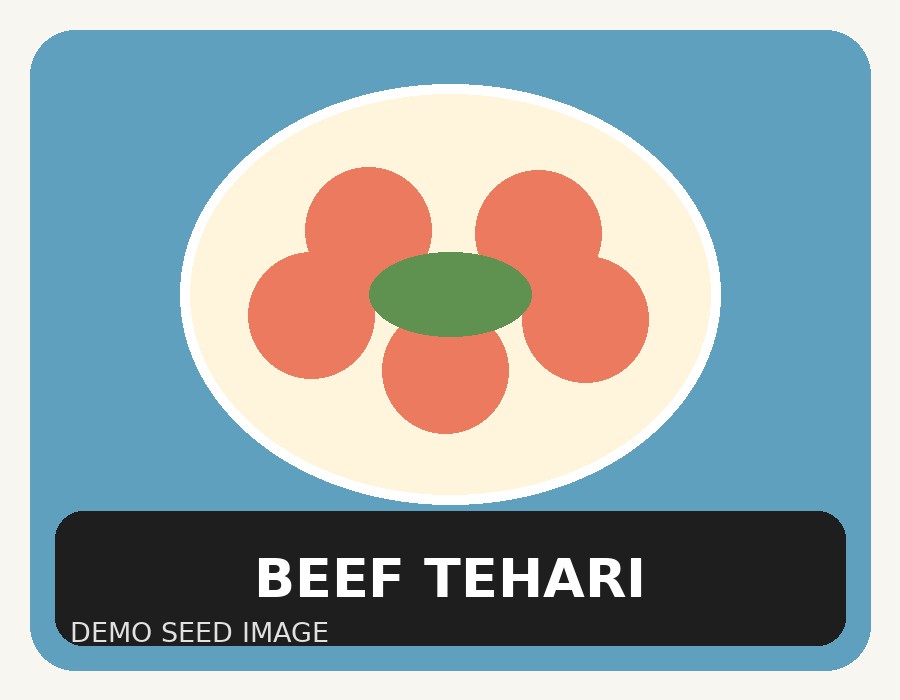 Beef Tehari
