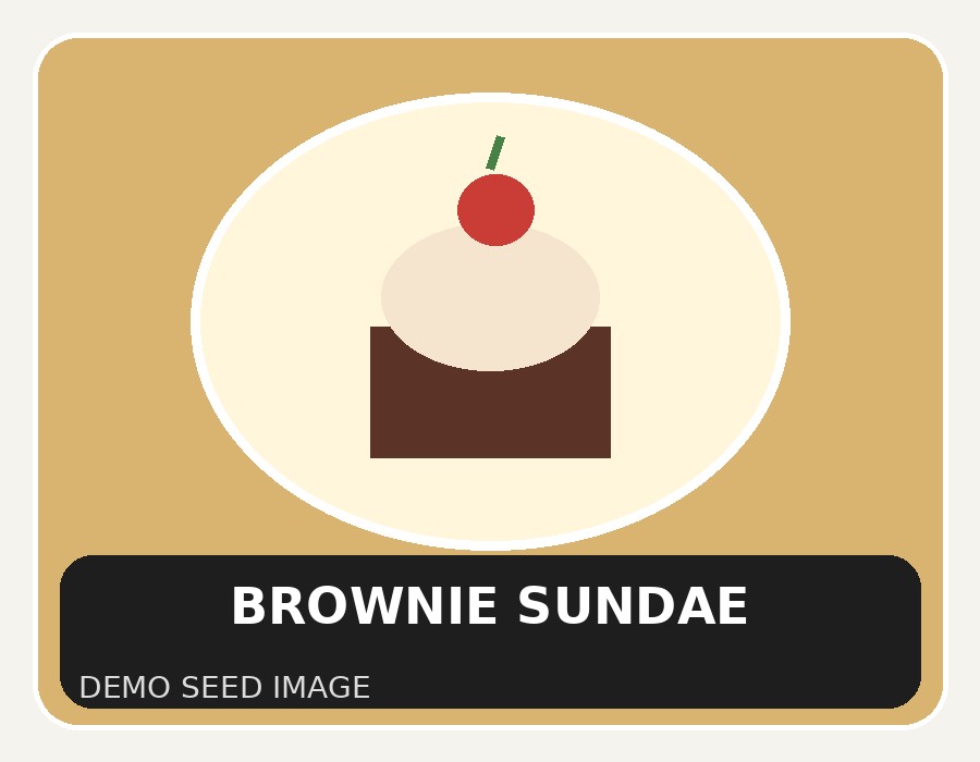 Brownie Sundae