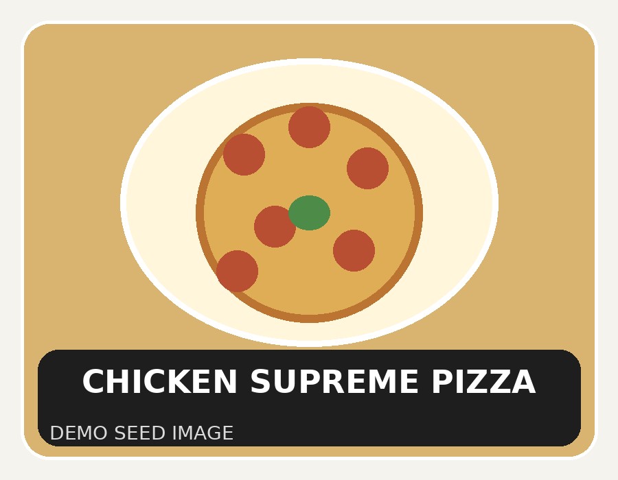 Chicken Supreme Pizza