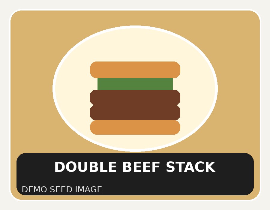 Double Beef Stack Burger
