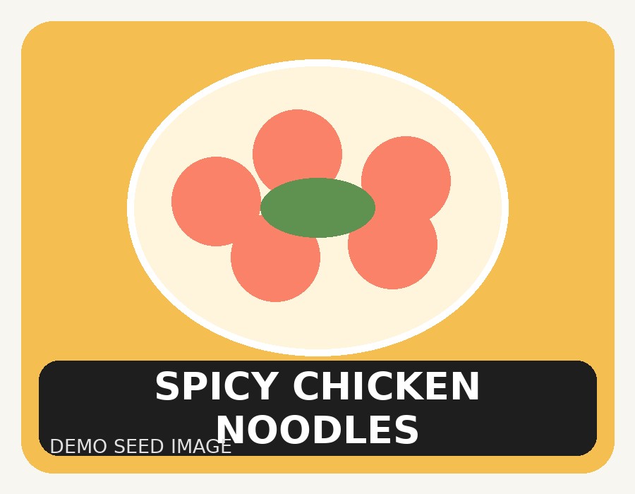 Spicy Chicken Noodles